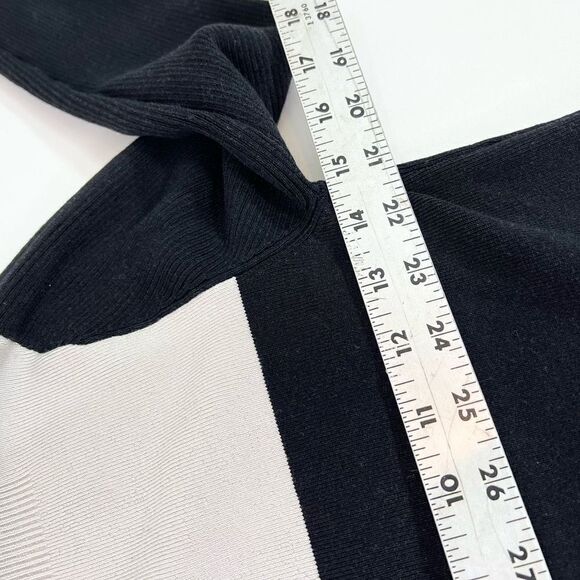 Derek Lam 10C Athleta Tunic Sweater Womens Small Colorblock Ribbed Knit Stretch - Picture 5 of 10